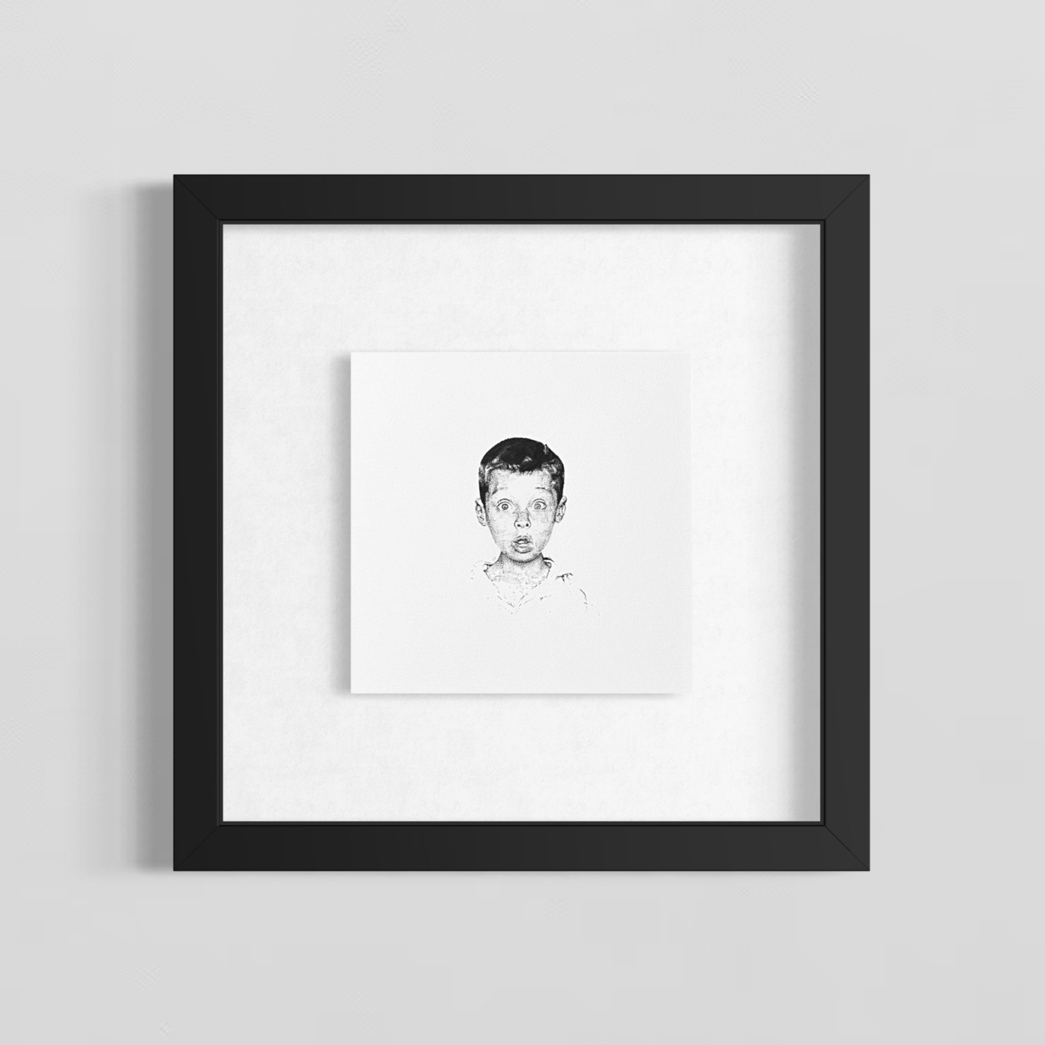 "AU FINAL, NORMAN AVAIT RAISON" 20x20cm